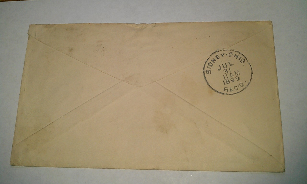 Liberty San Joaquin California cover and 3 page letter signed by Jamse 